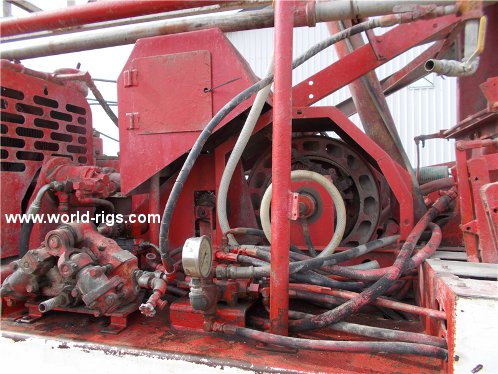 1975 Built Bucyrus Erie 10R Table Drive Rotary Drilling Rig for Sale